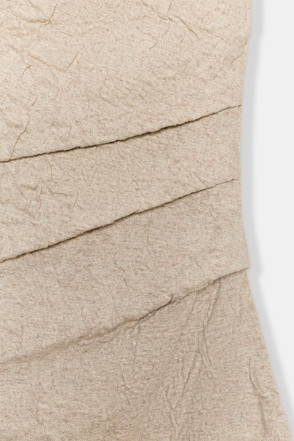 VESTIDO JACQUARD PLIEGUES / marron-vison - Zara фото 7