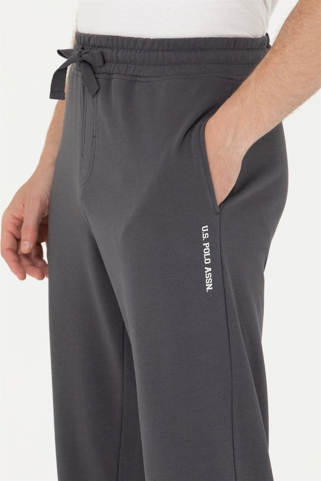 Мужские спортивные штаны антрацитового цвета - U.s. polo assn фото 6