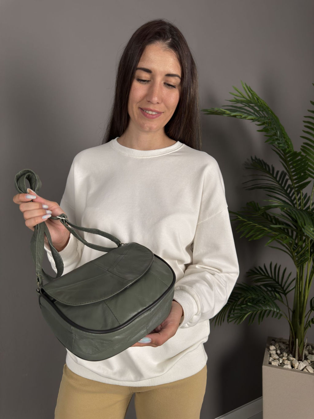 Сумка женская из телячьей кожи - Sefaro фото 6