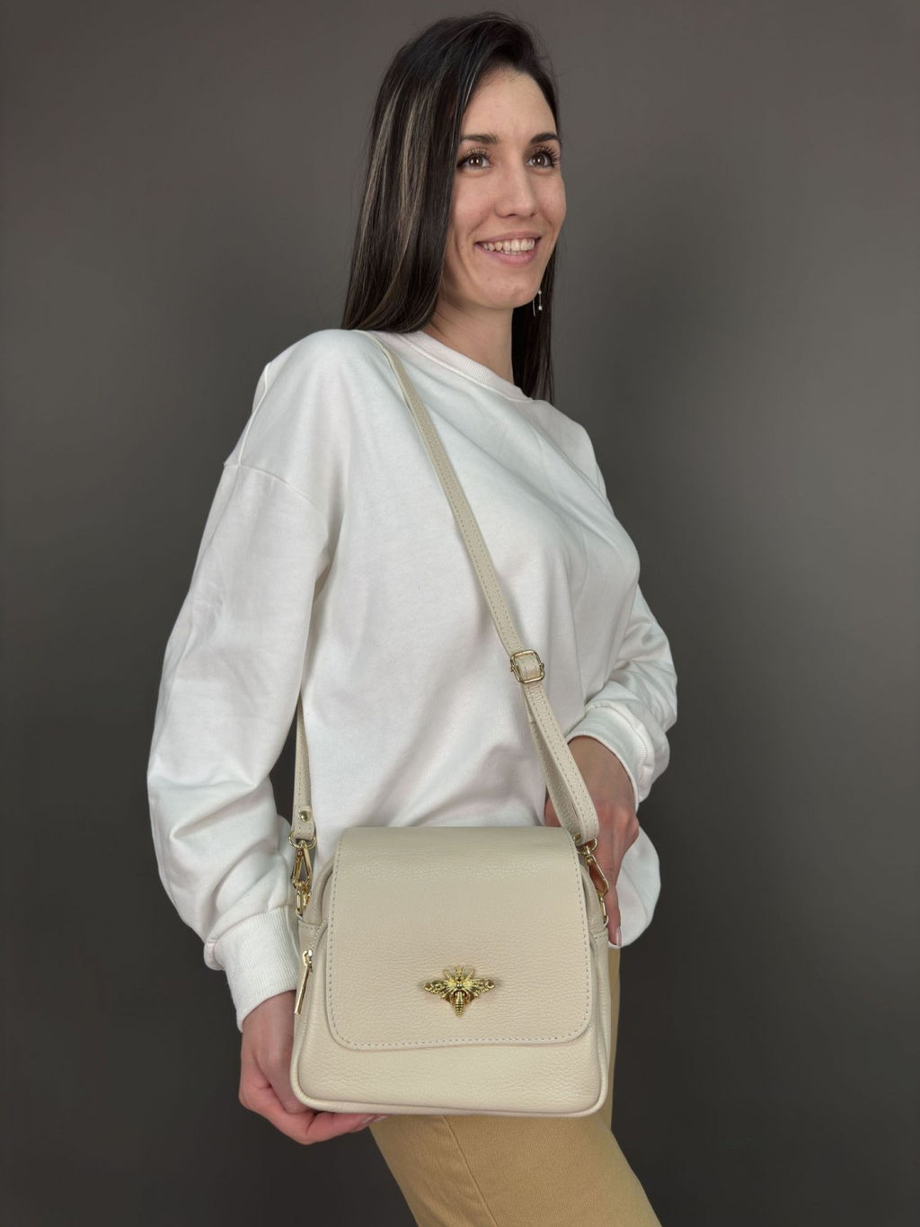 Сумка женская из телячьей кожи