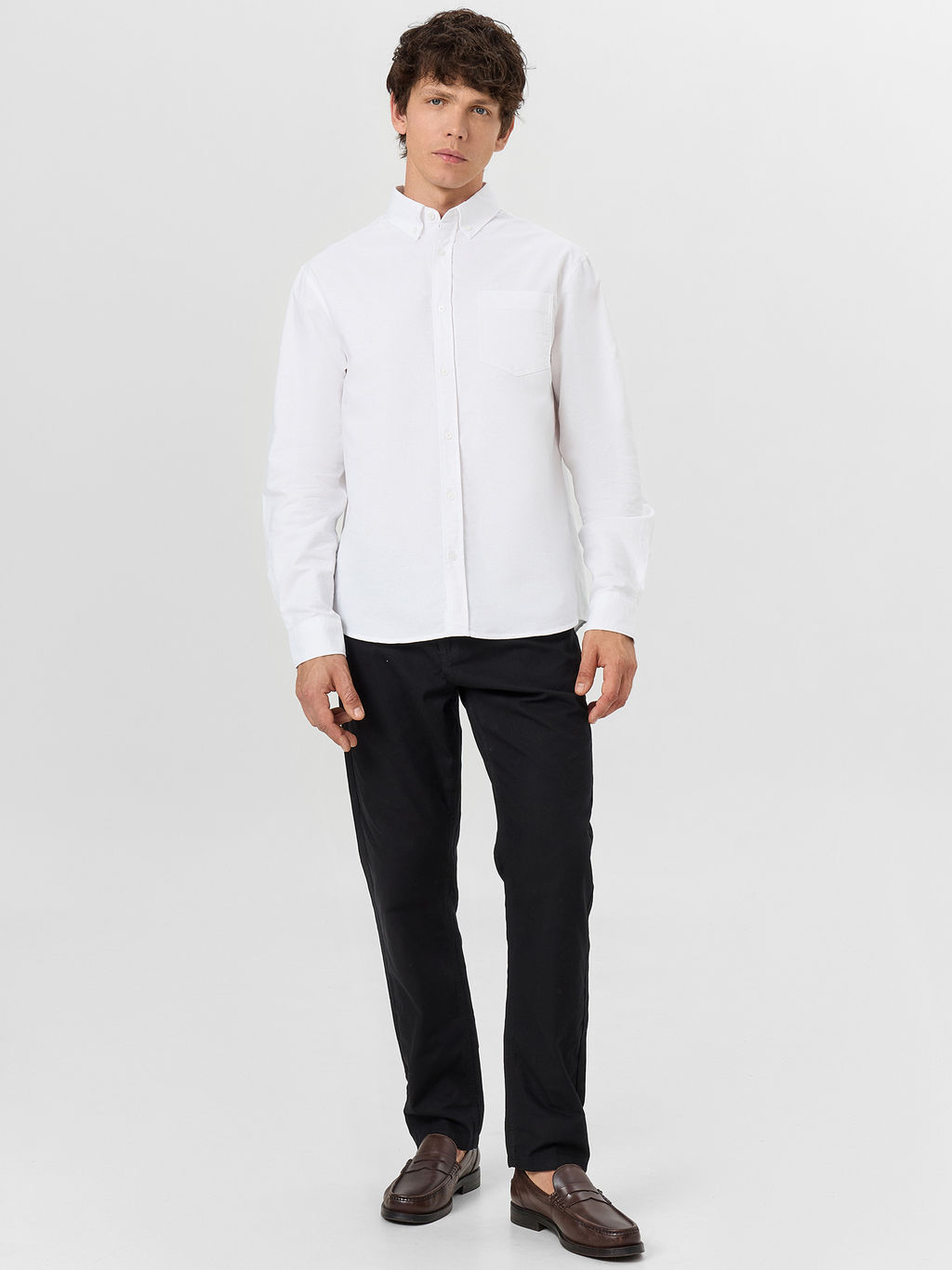Рубашка мужская белая - Mark formelle фото 3
