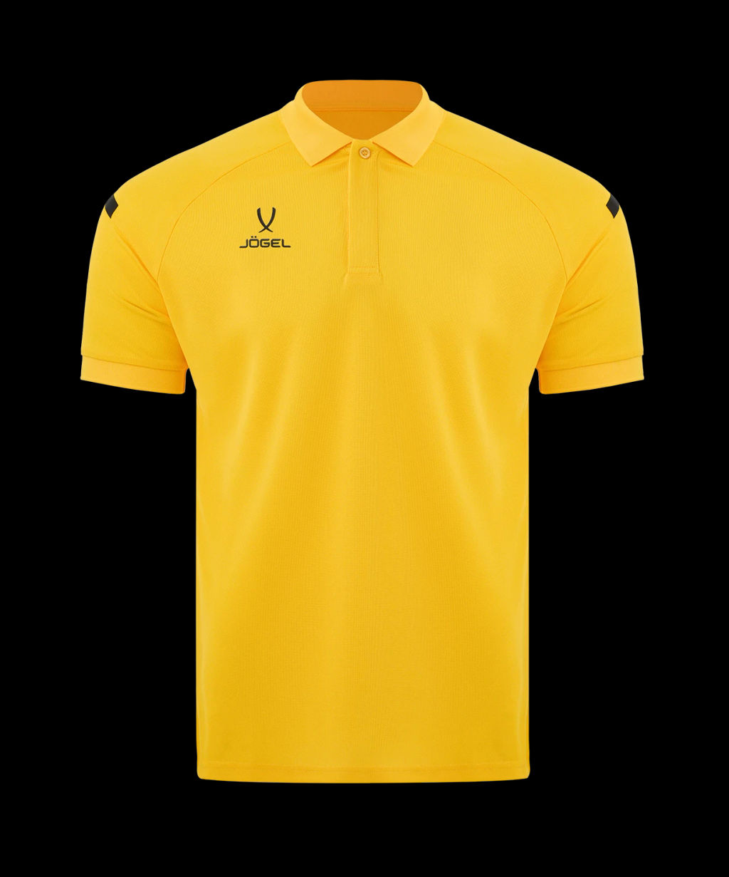 Поло JOGEL CAMP 2 Poly Polo, желтый/черный  фото 2