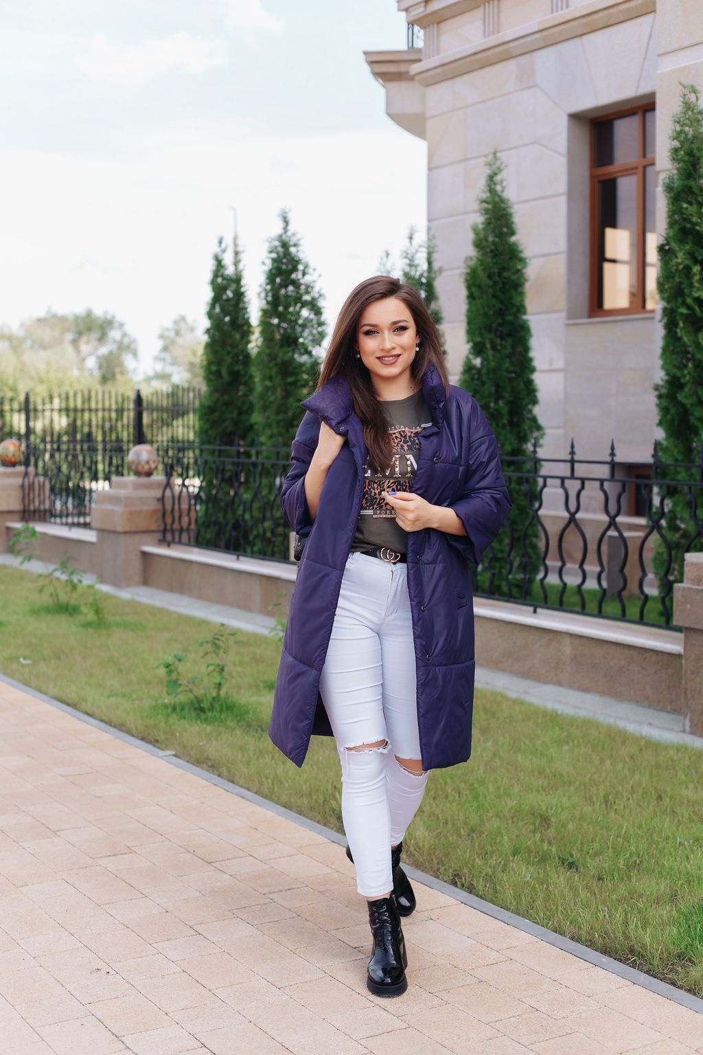 Куртка женская демисезонная 21680 (лиловый) - Kankan фото 11