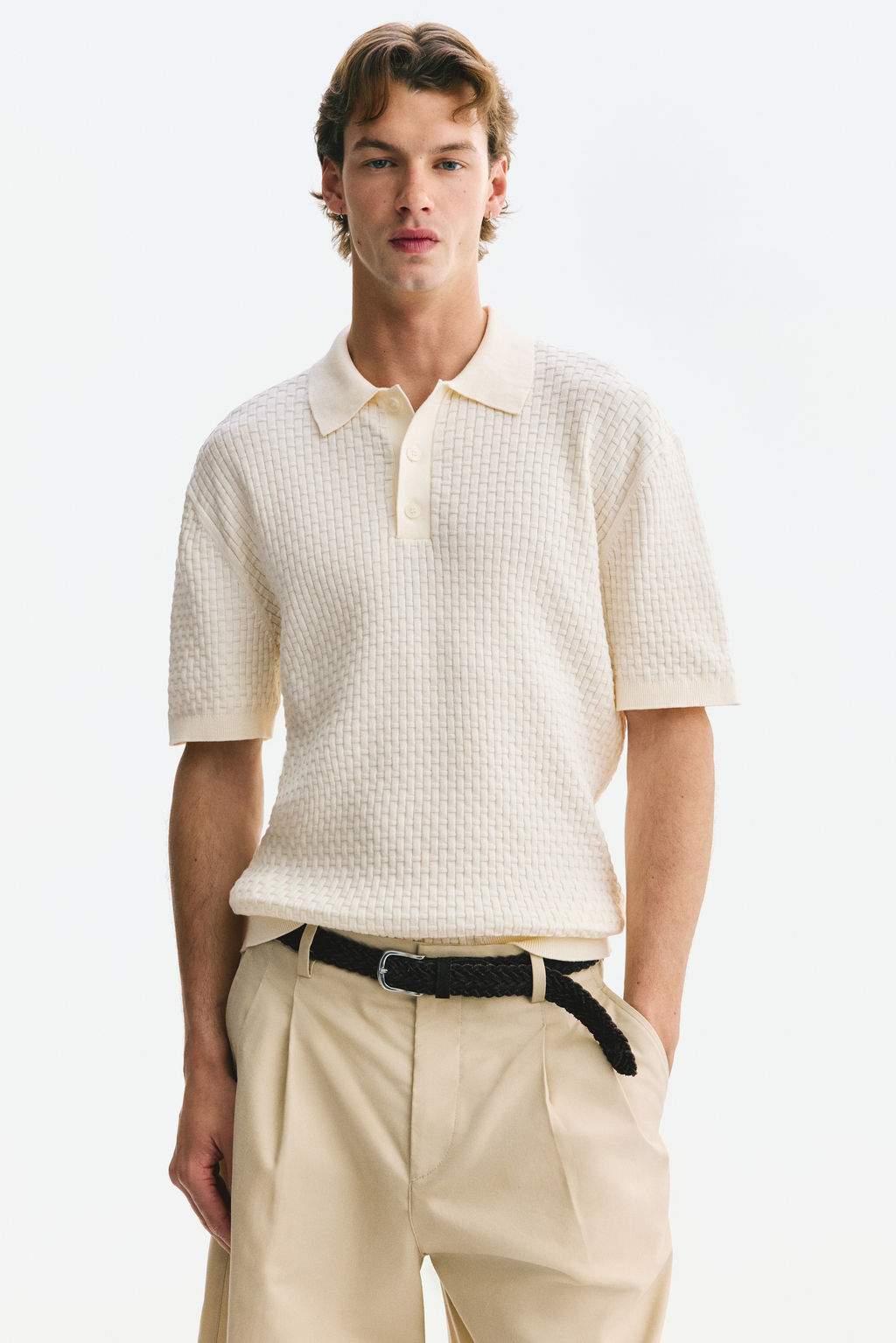 Polo en punto de algod?n Regular Fit - H&m фото 5