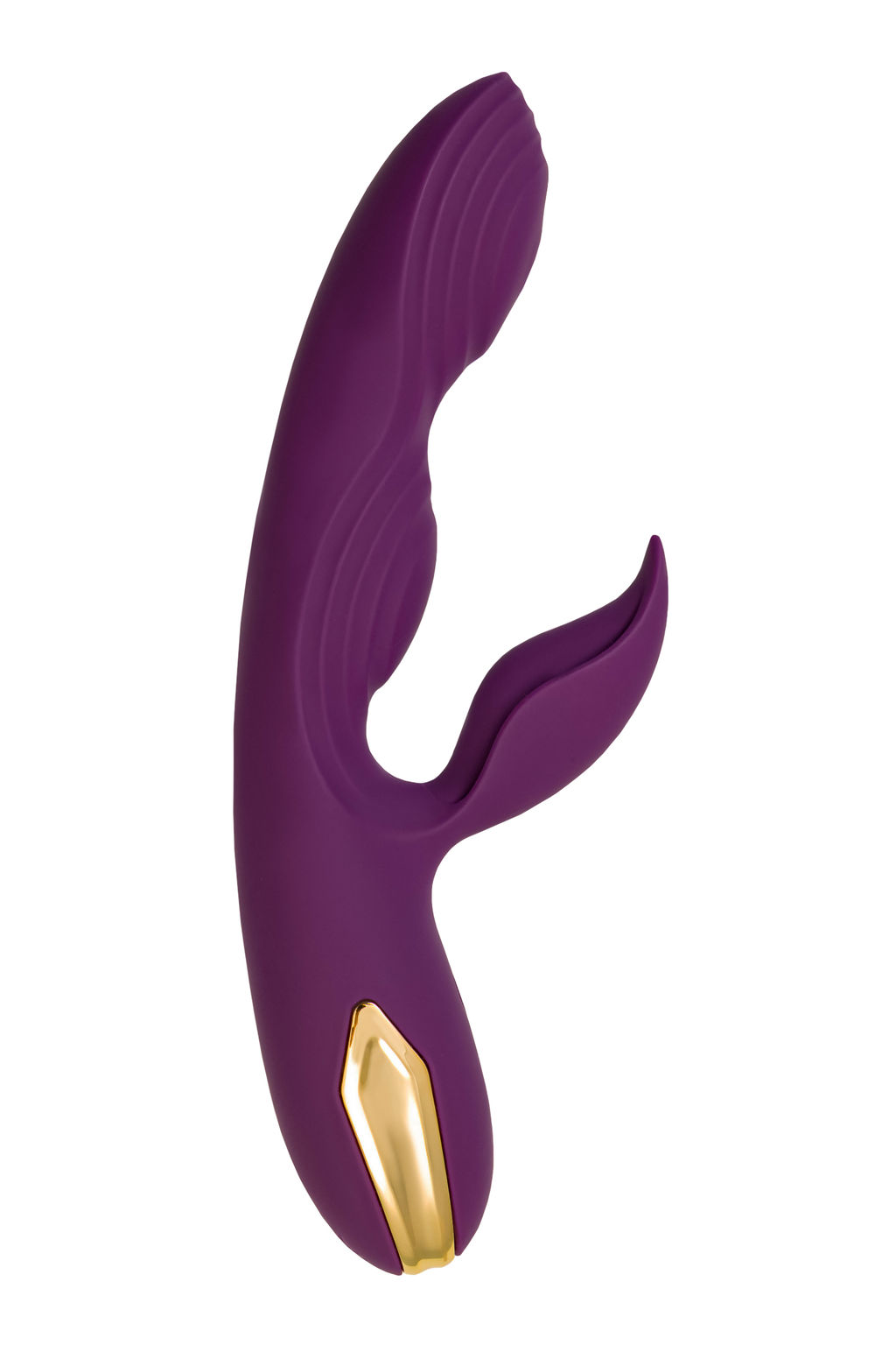 Вибратор с клиторальным стимулятором LEroina Octar, силикон, фиолетовый, 24,5 см