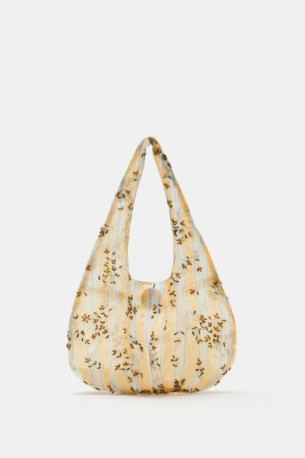 BOLSO ESTAMPADO APLIQUES / Amarillo - Zara фото 3
