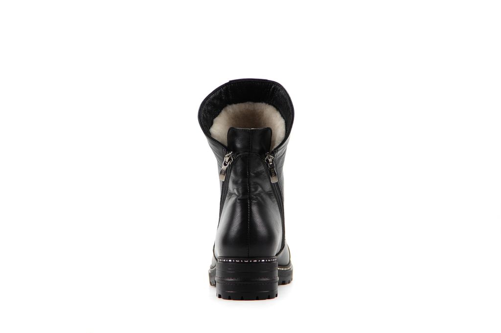 Ботинки EDART 233.brook4.black/шерсть