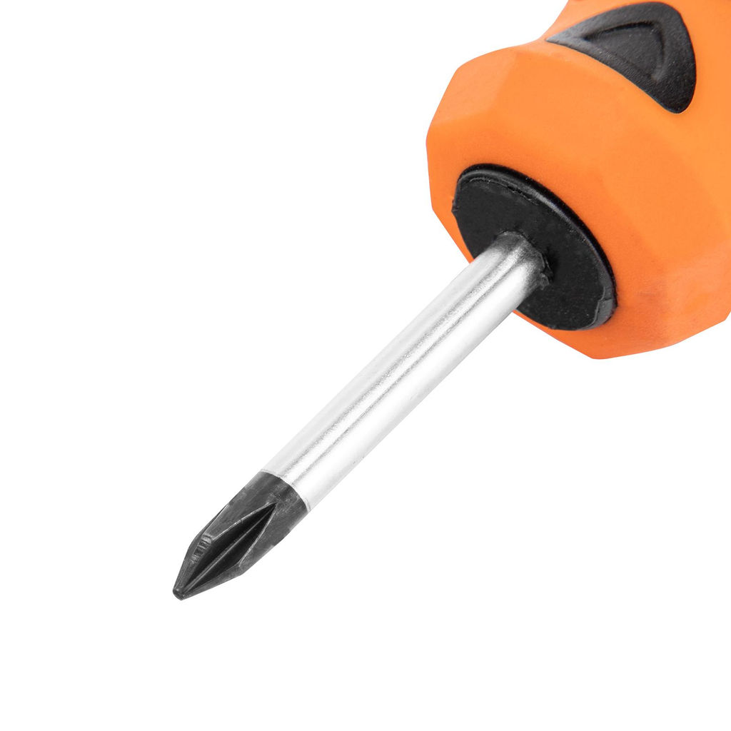 Отвертка крест. 1х38мм 2-комп. рукоятка "Sparta"