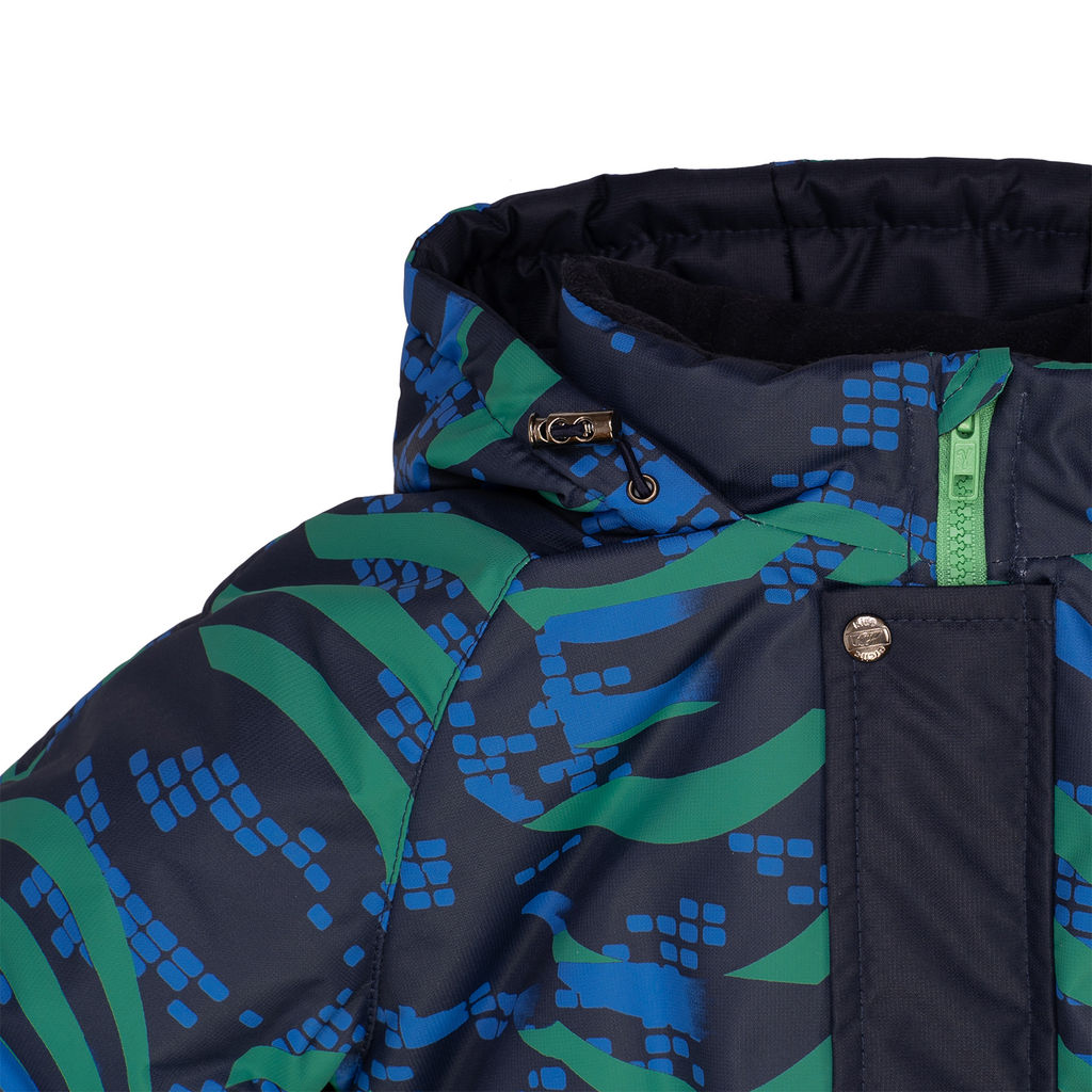 Комбинезон зима зеленосиний