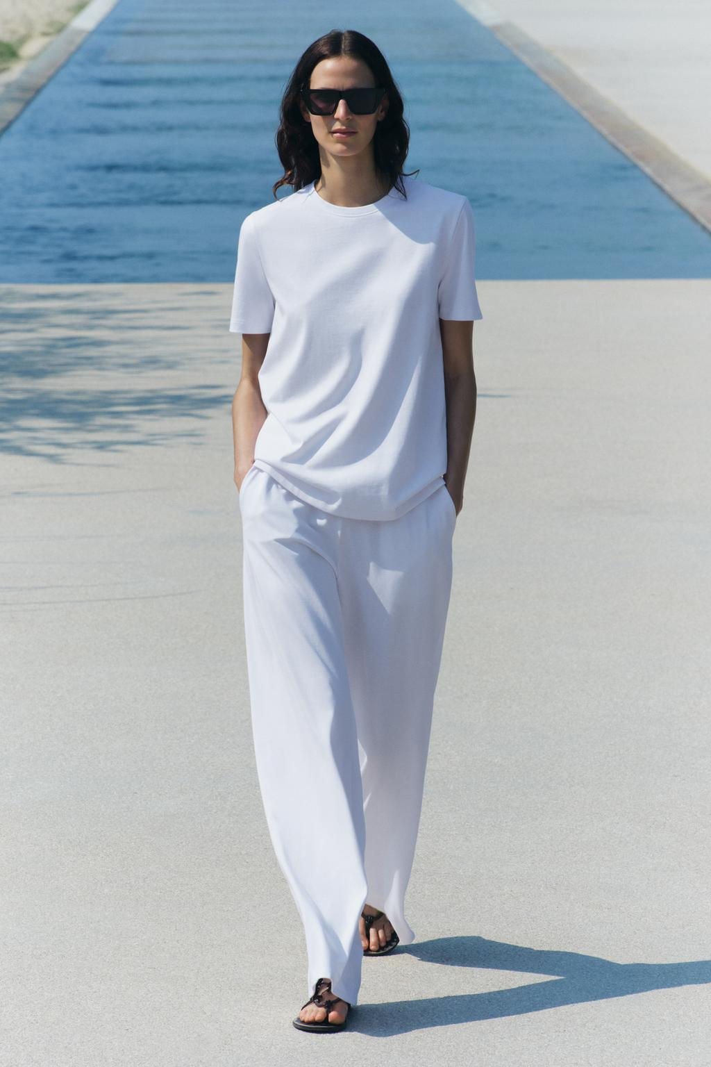 HEAVY COTTON T-SHIRT - Zara фото 31