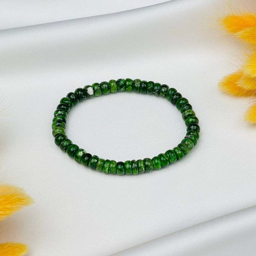 Браслет из Хромдиопсида 17 см