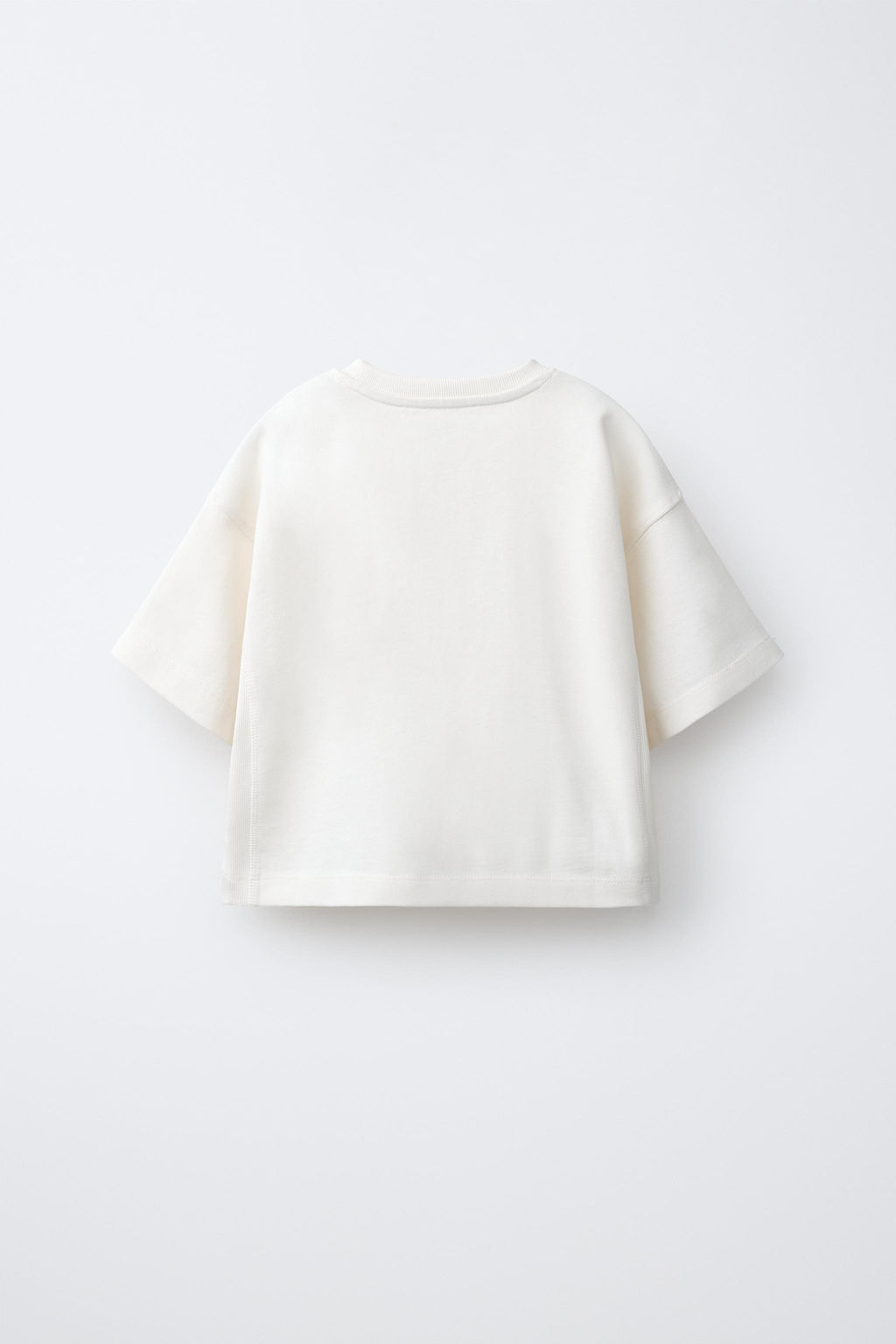 CAMISETA LISA HEAVY JERSEY / Crudo - Zara фото 2