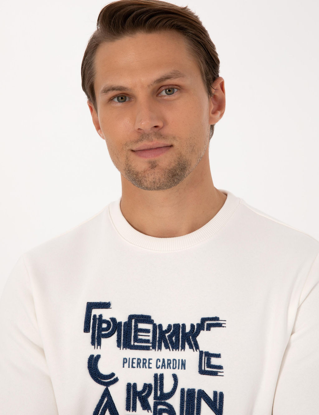 Ekru Regular Fit Sweatshirt - Pierre cardin фото 2