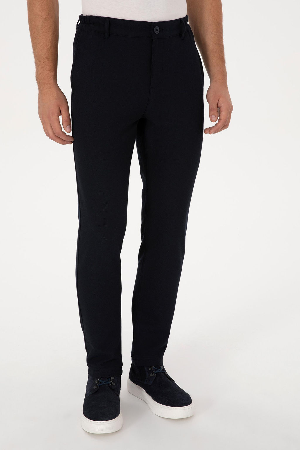 Erkek Lacivert Jogger Fit Kanvas / Chino Pantolon - U.s. polo assn фото 2