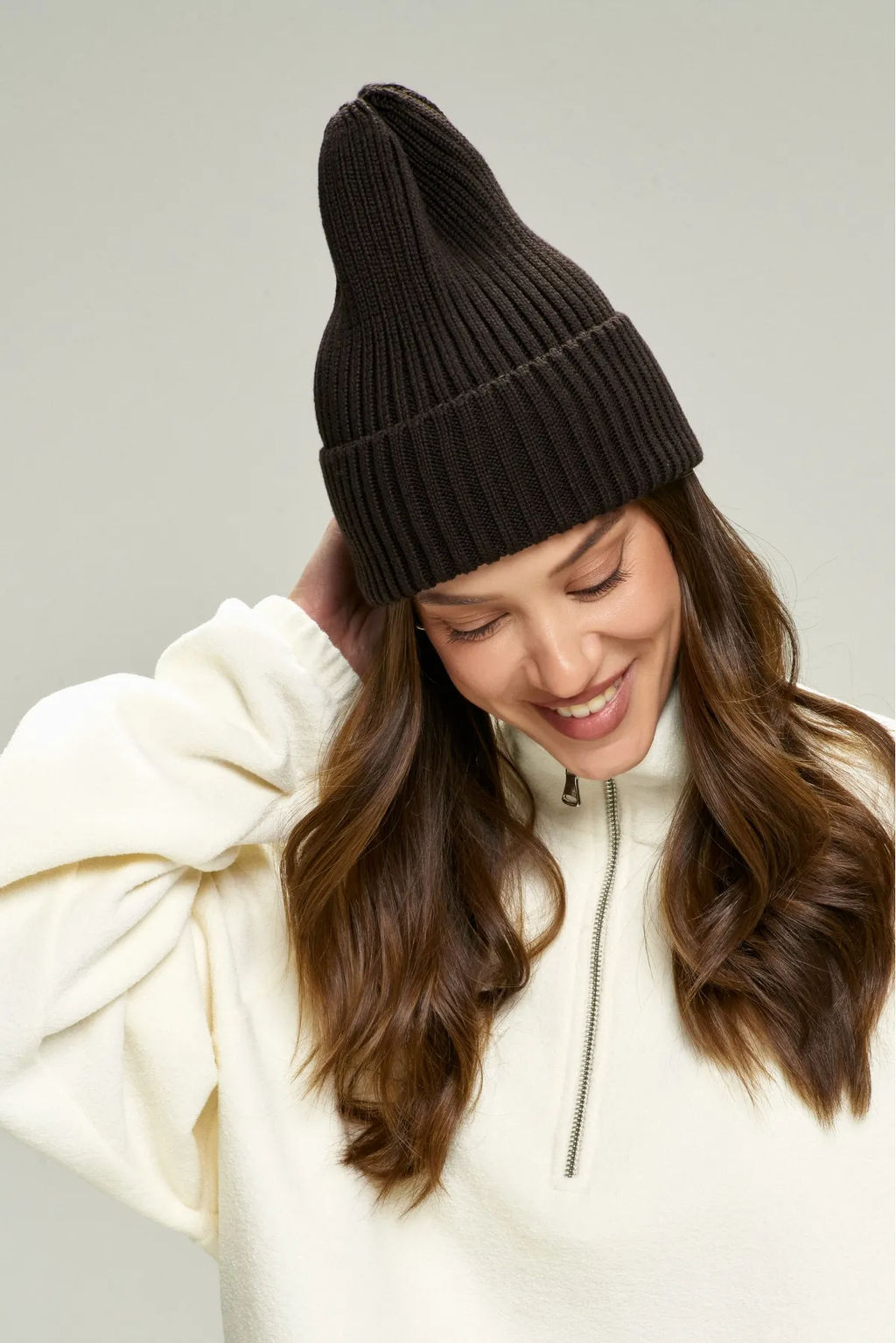 Шапка из хлопка Brown