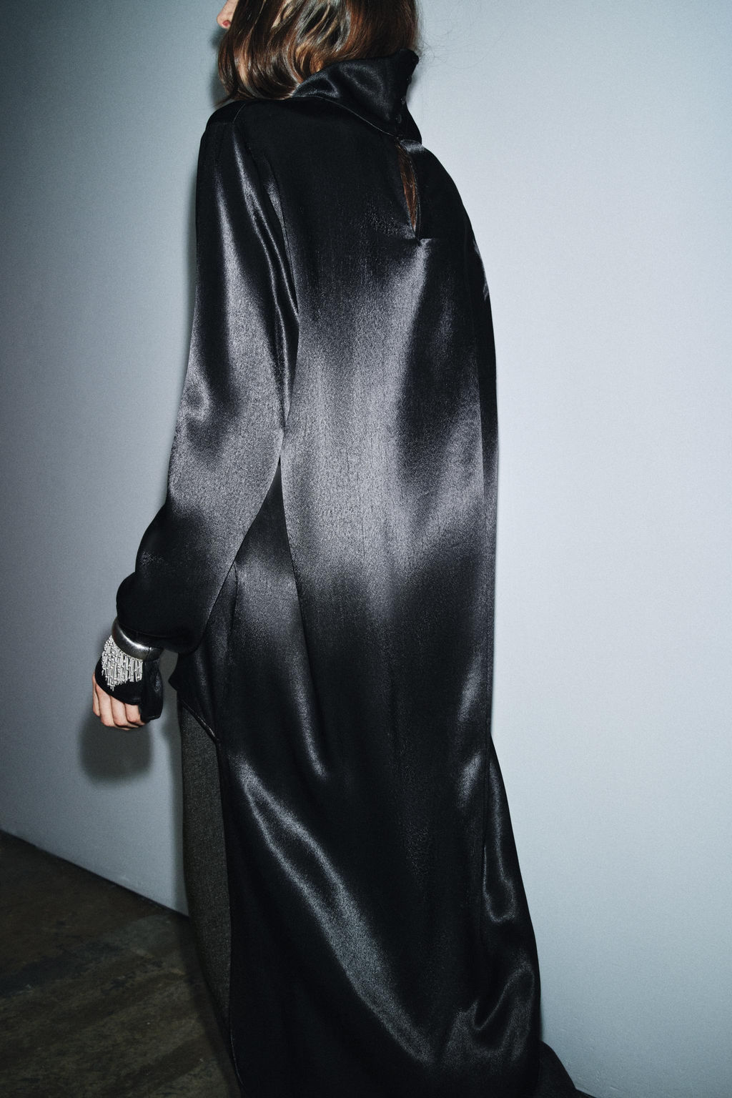 ZW COLLECTION ASYMMETRIC LONG BLOUSE - Zara фото 8