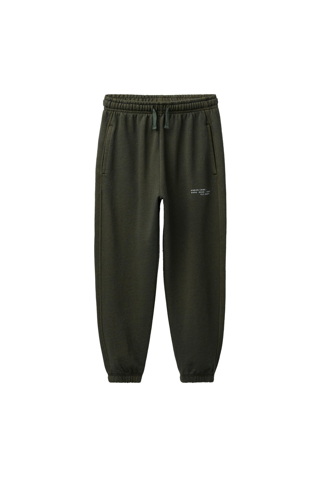 PANTAL?N FELPA JOGGER GARMENT DYE / Verde - Zara фото 2