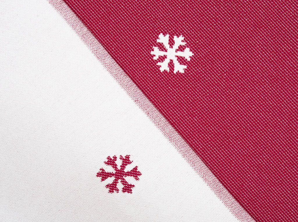 Полотенце 5с22.312ж1 Снежинки-арт(ДТЭ бордовый) 50х180 см