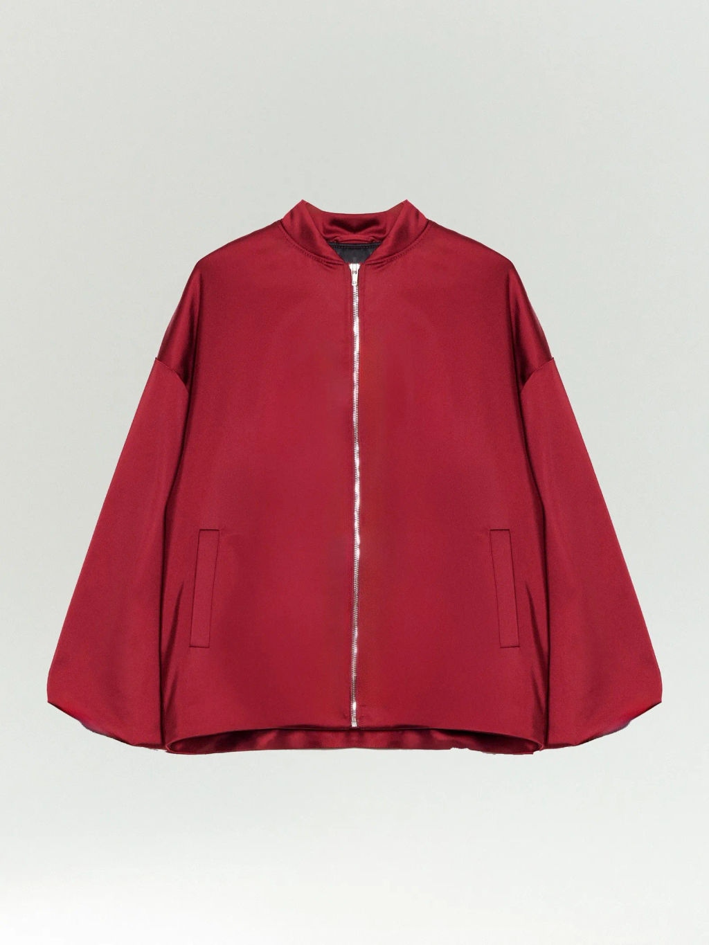 ЕМКА / Сатиновый бомбер на молнии - Emka фото 6