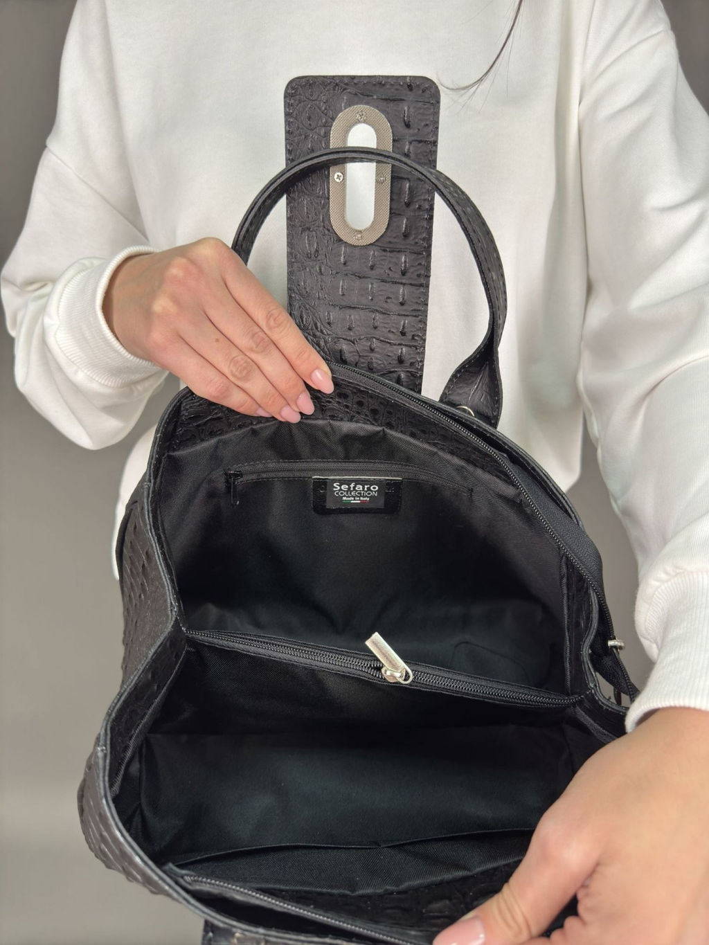 Сумка женская из телячьей кожи