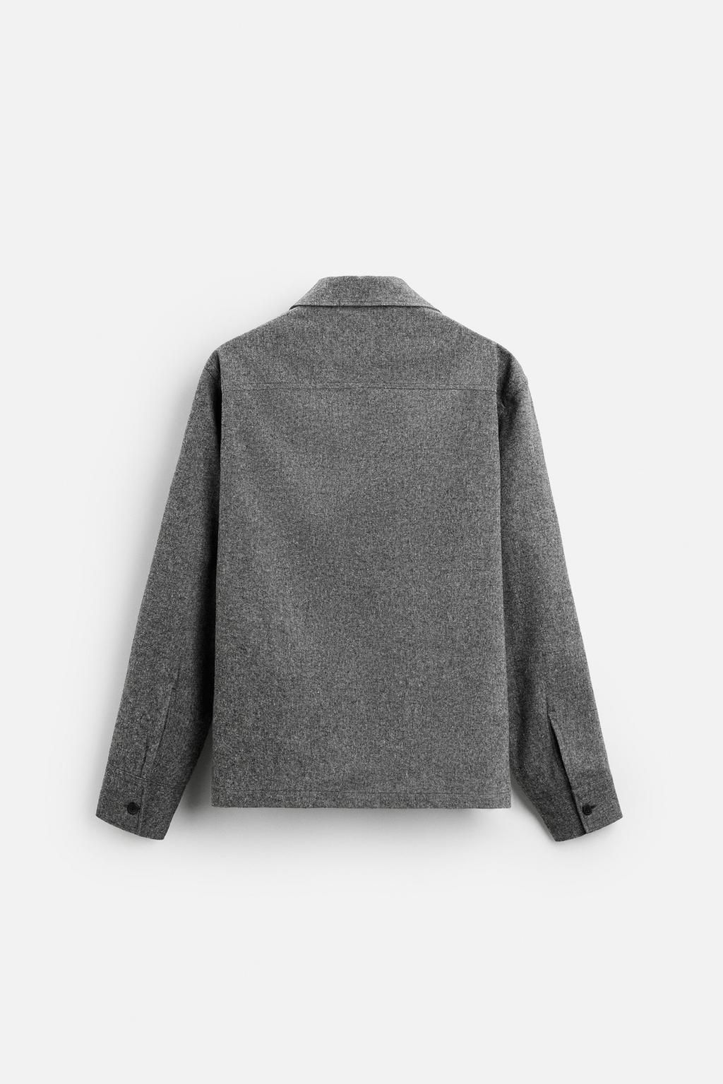 TEXTURED OVERSHIRT - Zara фото 16