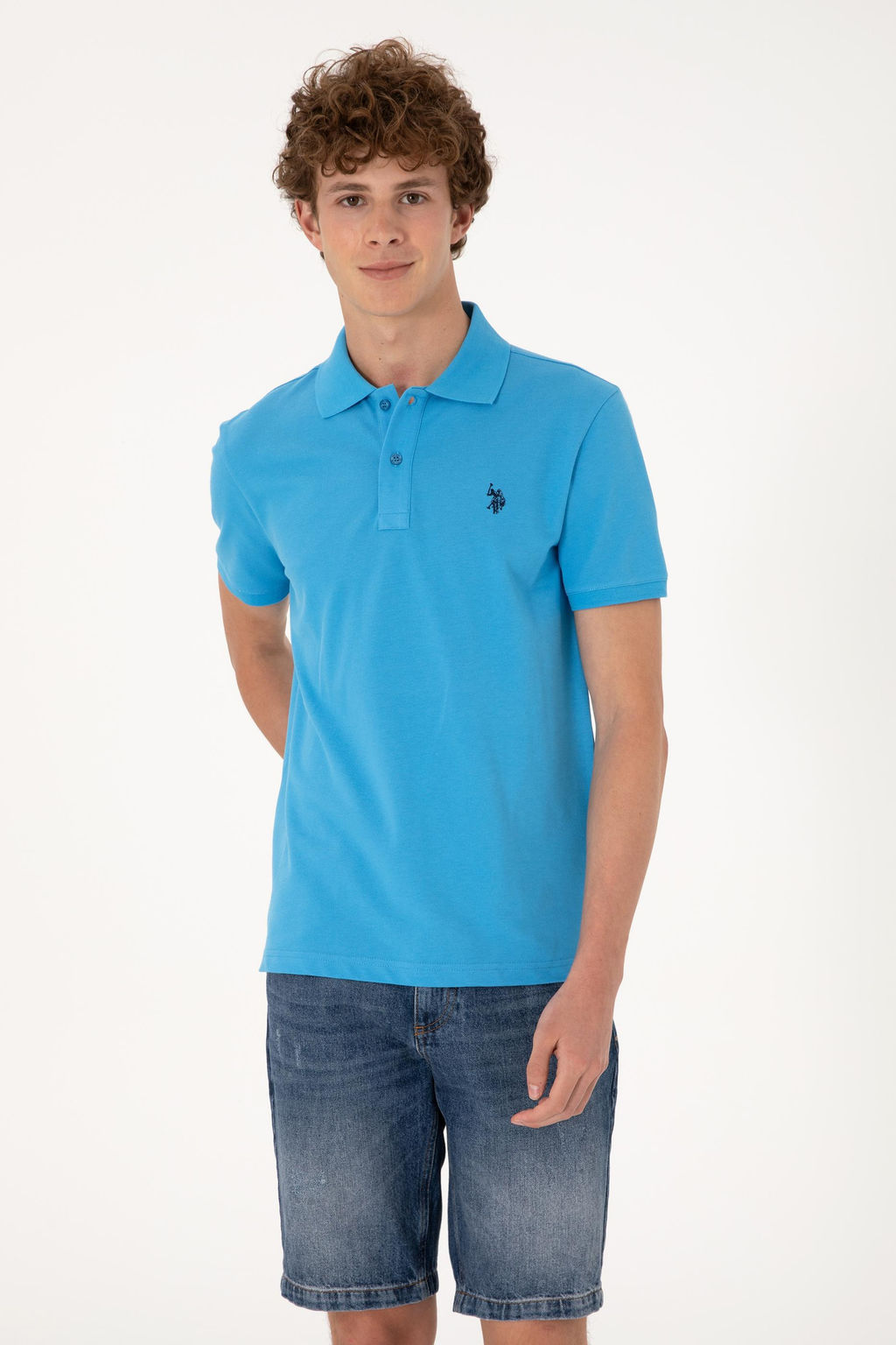 Erkek Turkuaz Basic Ti__rt - U.s. polo assn фото 3