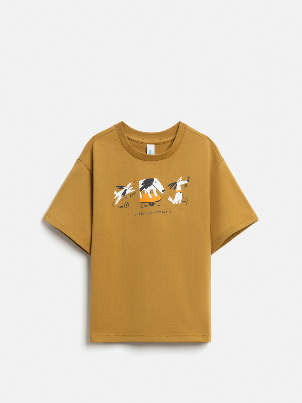 ACOOLA / Футболка детская для мальчиков Devon горчичный  фото 3