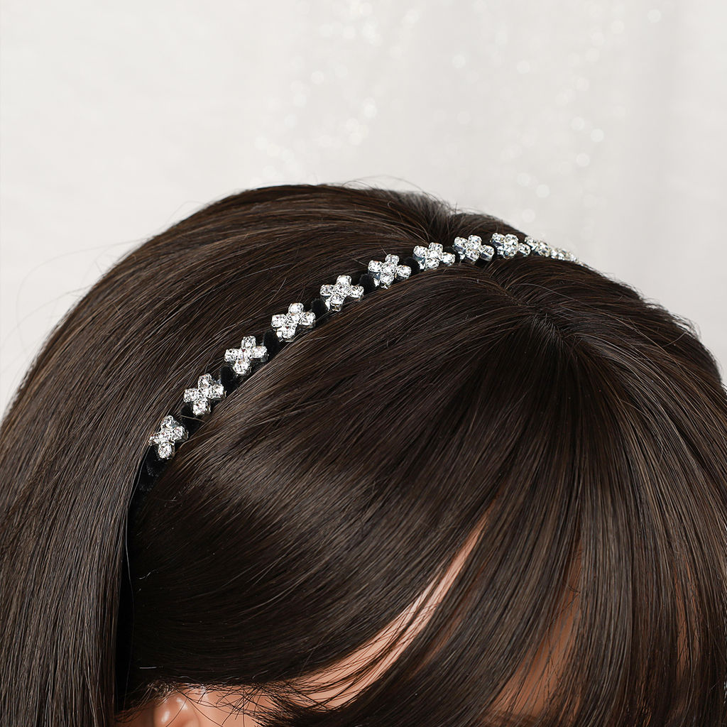 Ободок для волос кристаллы / N3258-8 /уп 1/723828 - ГалеонТрейд фото 5