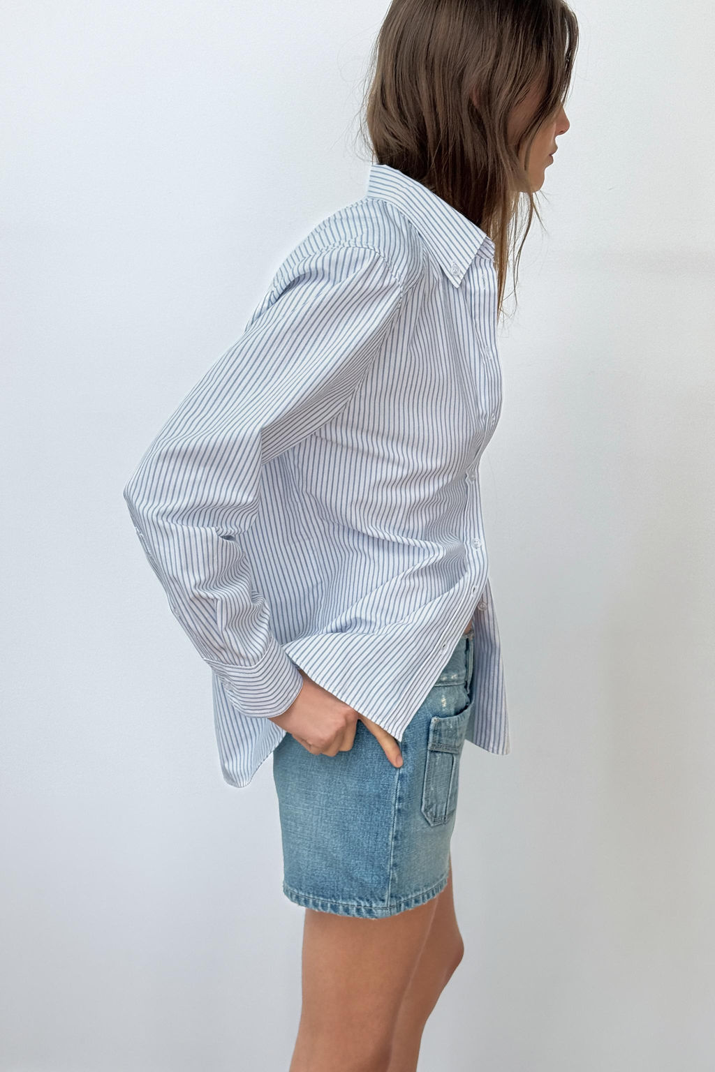 STRIPED POPLIN SHIRT - Zara фото 9