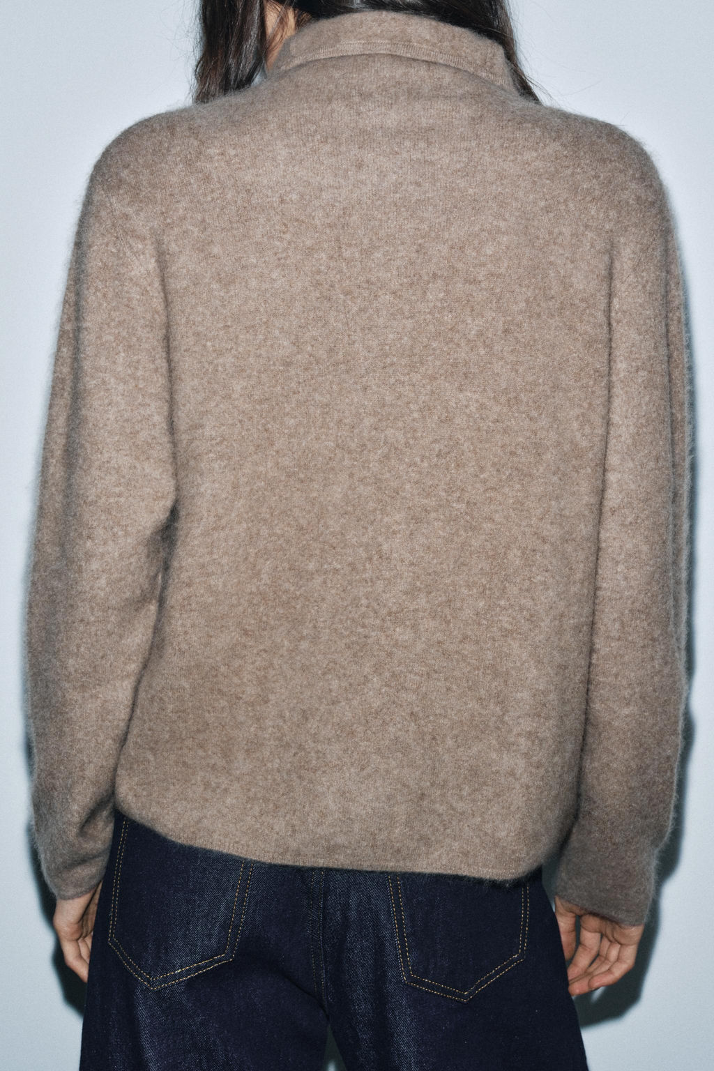 100% WOOL HIGH NECK JACKET - Zara фото 4