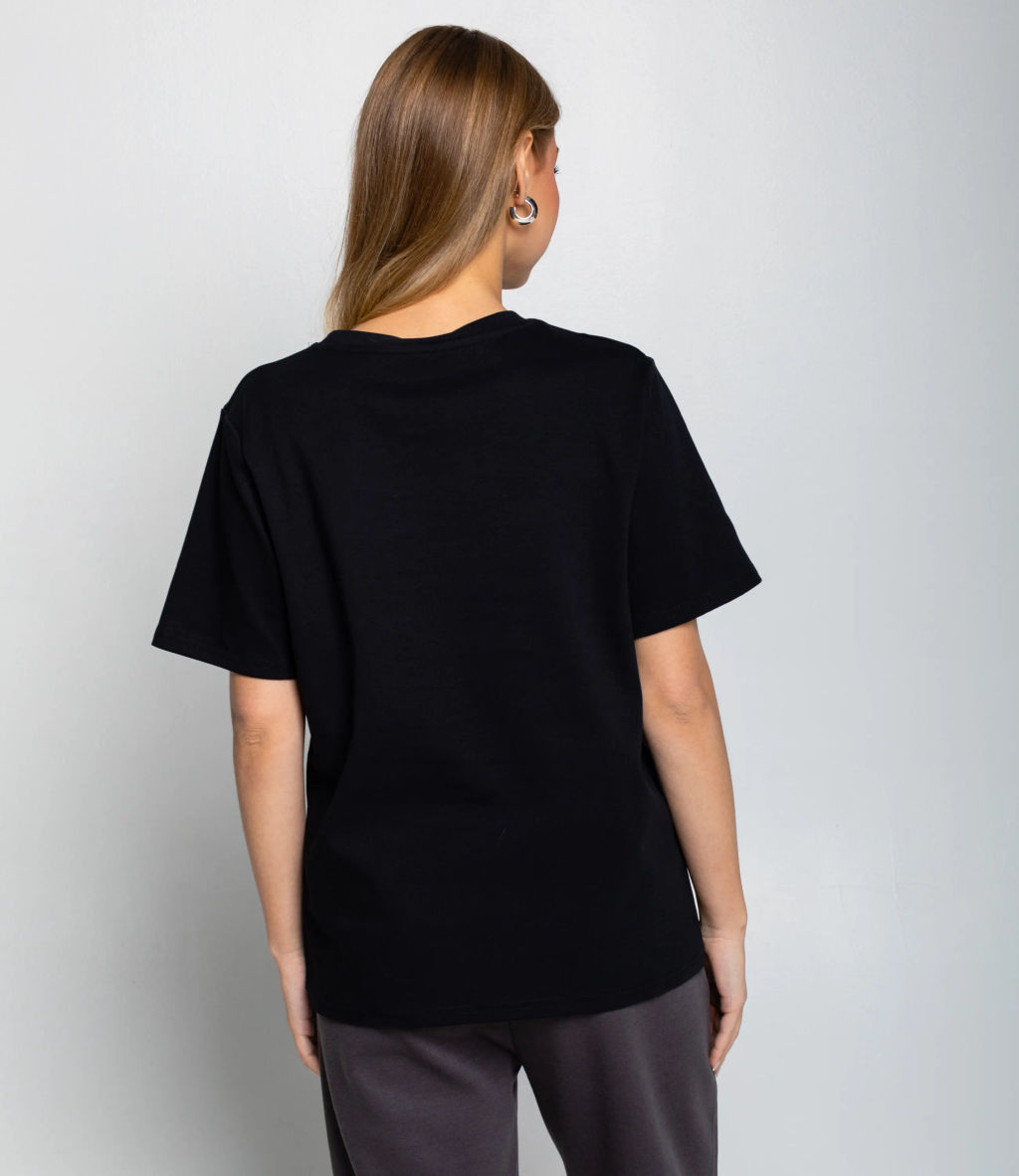 Футболка #КТ6117, чёрный - Dommod фото 3
