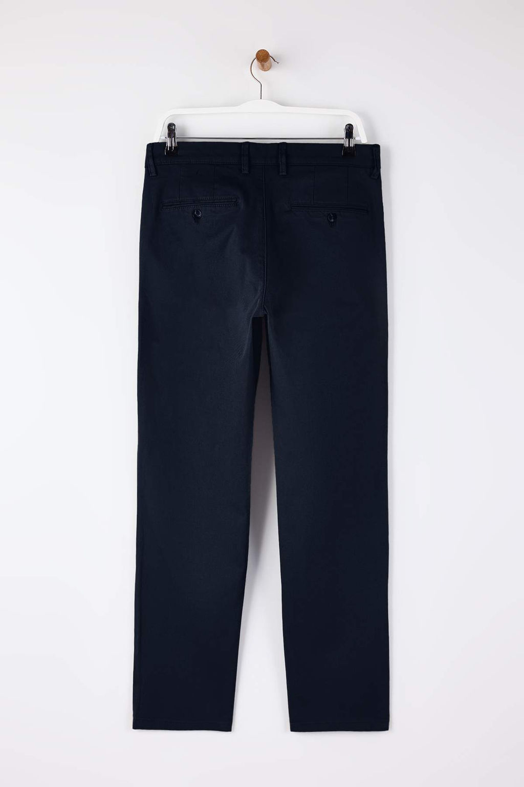 Lacivert Erkek Dokulu Kumas Pantolon TMNAW26PL00029