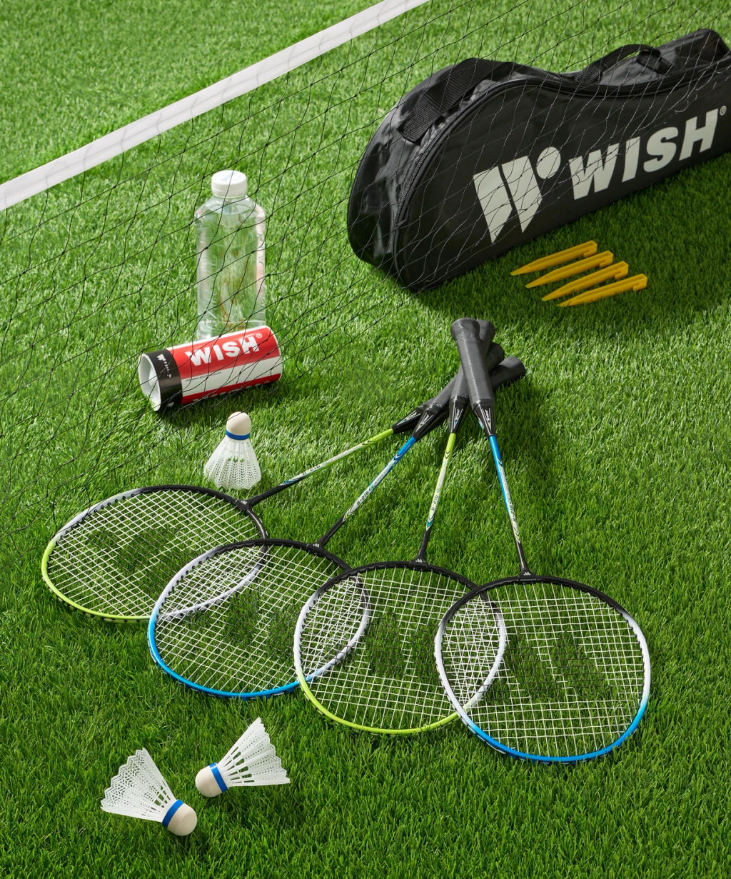 Набор для бадминтона WISH Family set 216, синий/зеленый