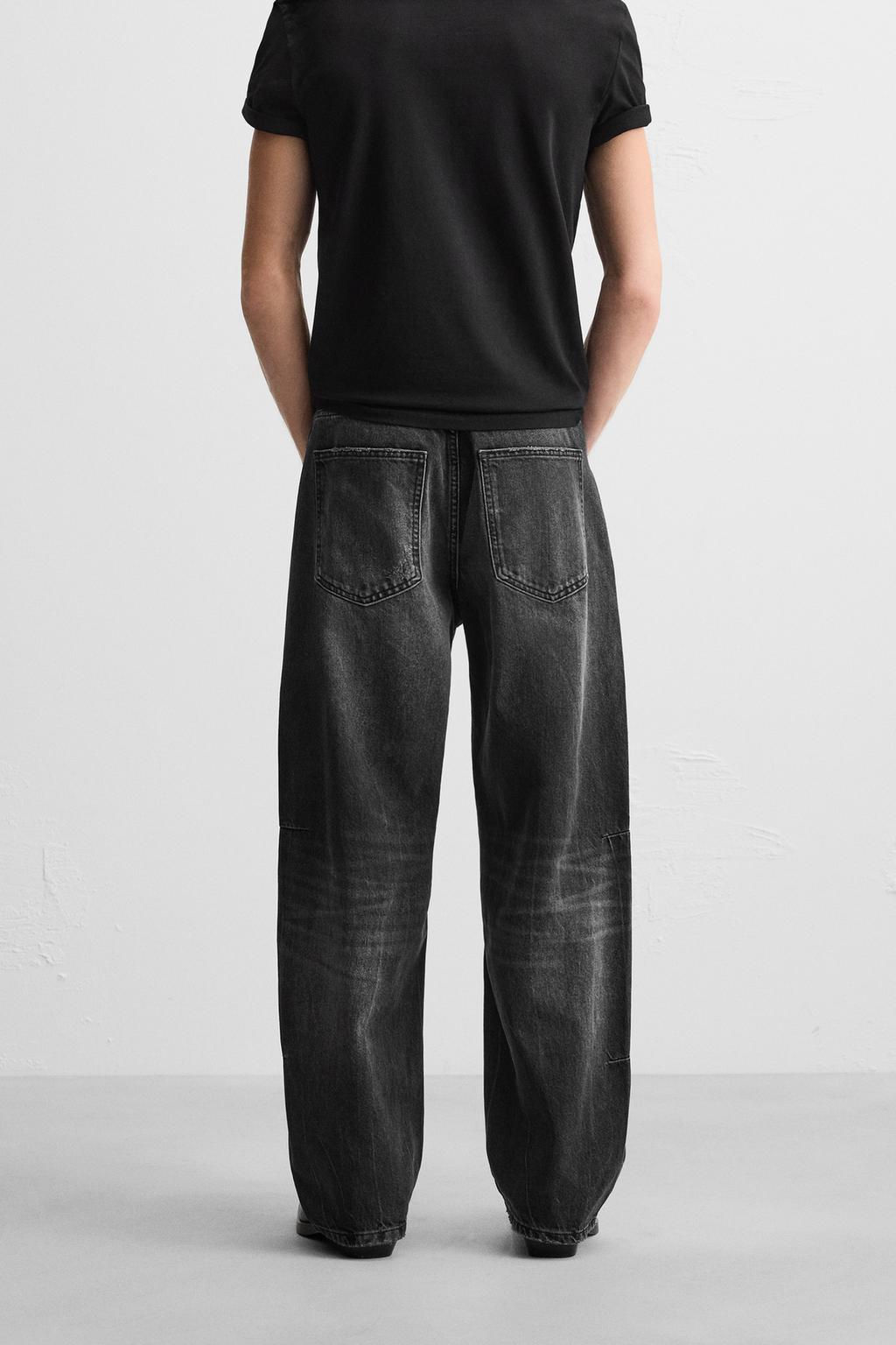 BAGGY JEANS WITH SEAM DETAIL - Zara фото 13