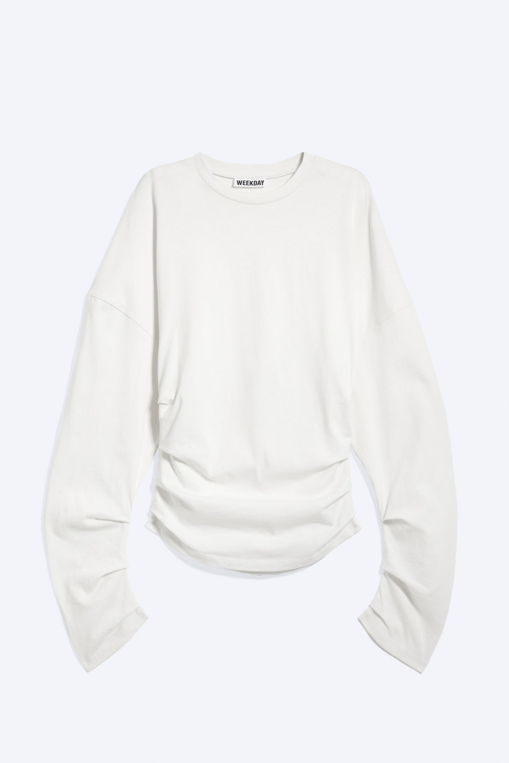 Top con pliegues y mangas largas - H&m фото 5