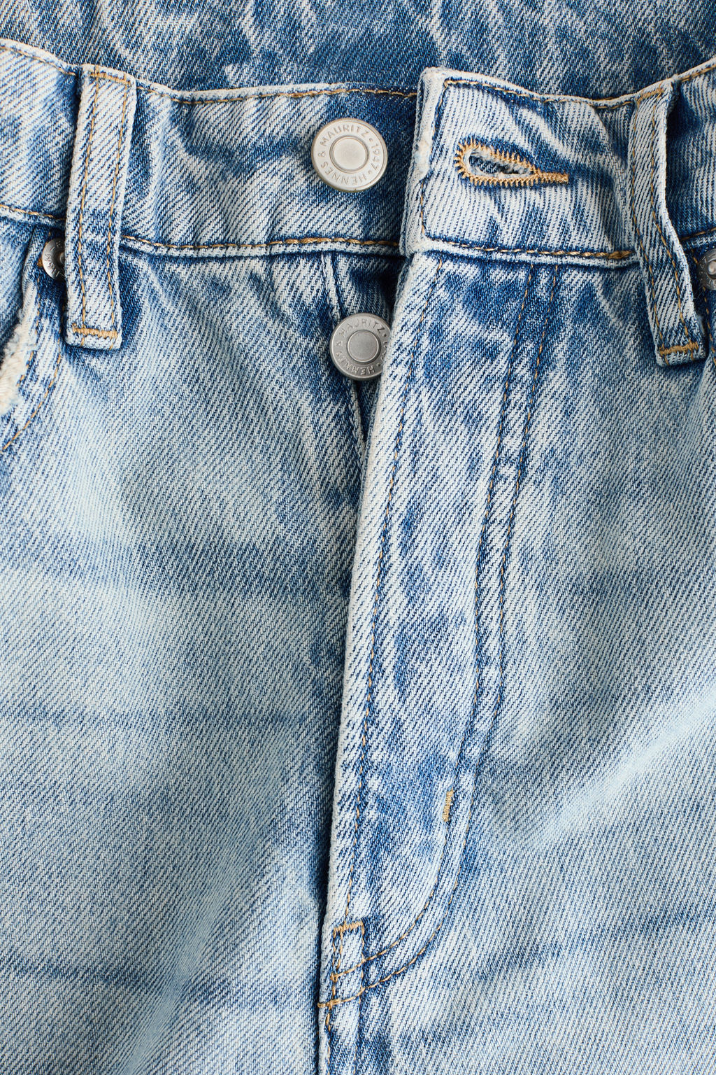Wide High Waist Ankle Jeans - H&m фото 4
