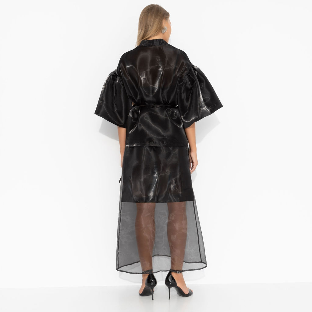 Костюм с юбкой из органзы, Очарование момента (2 в 1, с поясом) - Charutti фото 5