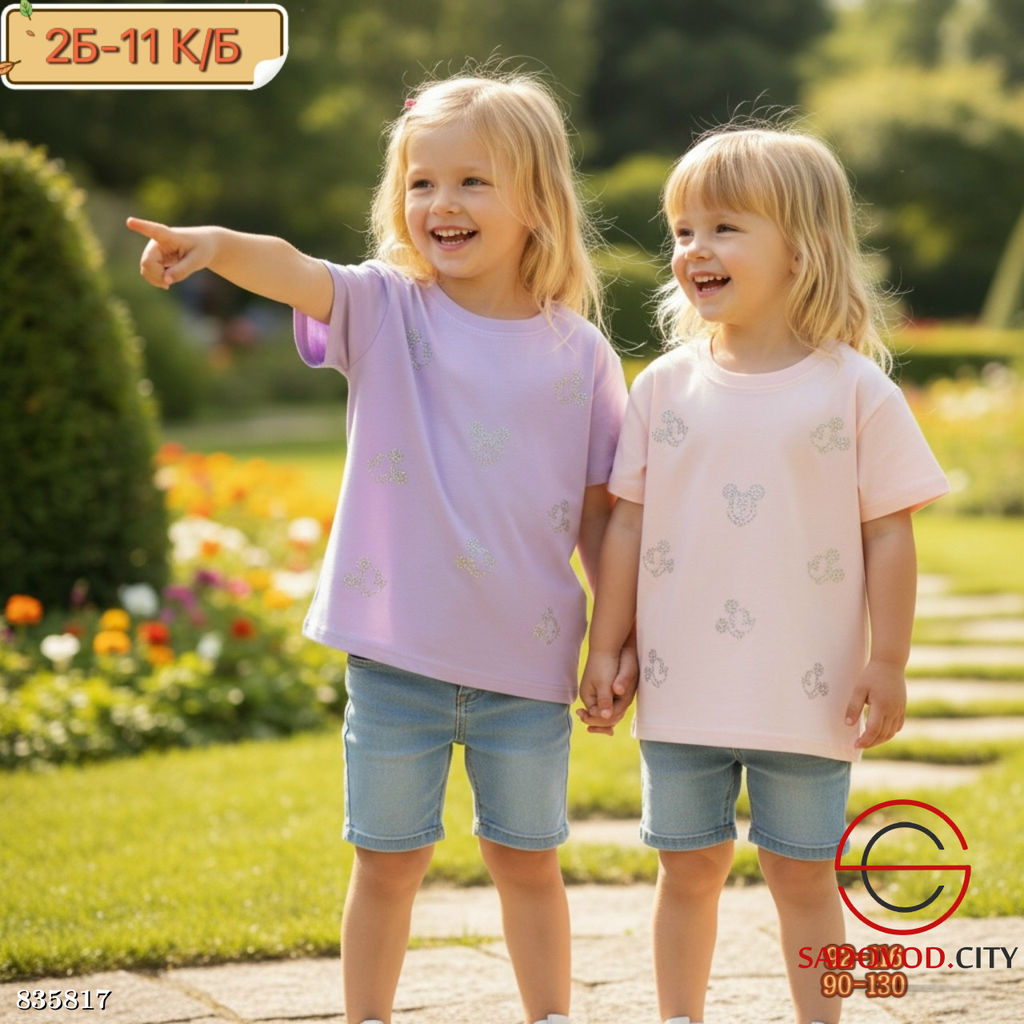 Футболка для девочки с рисунком