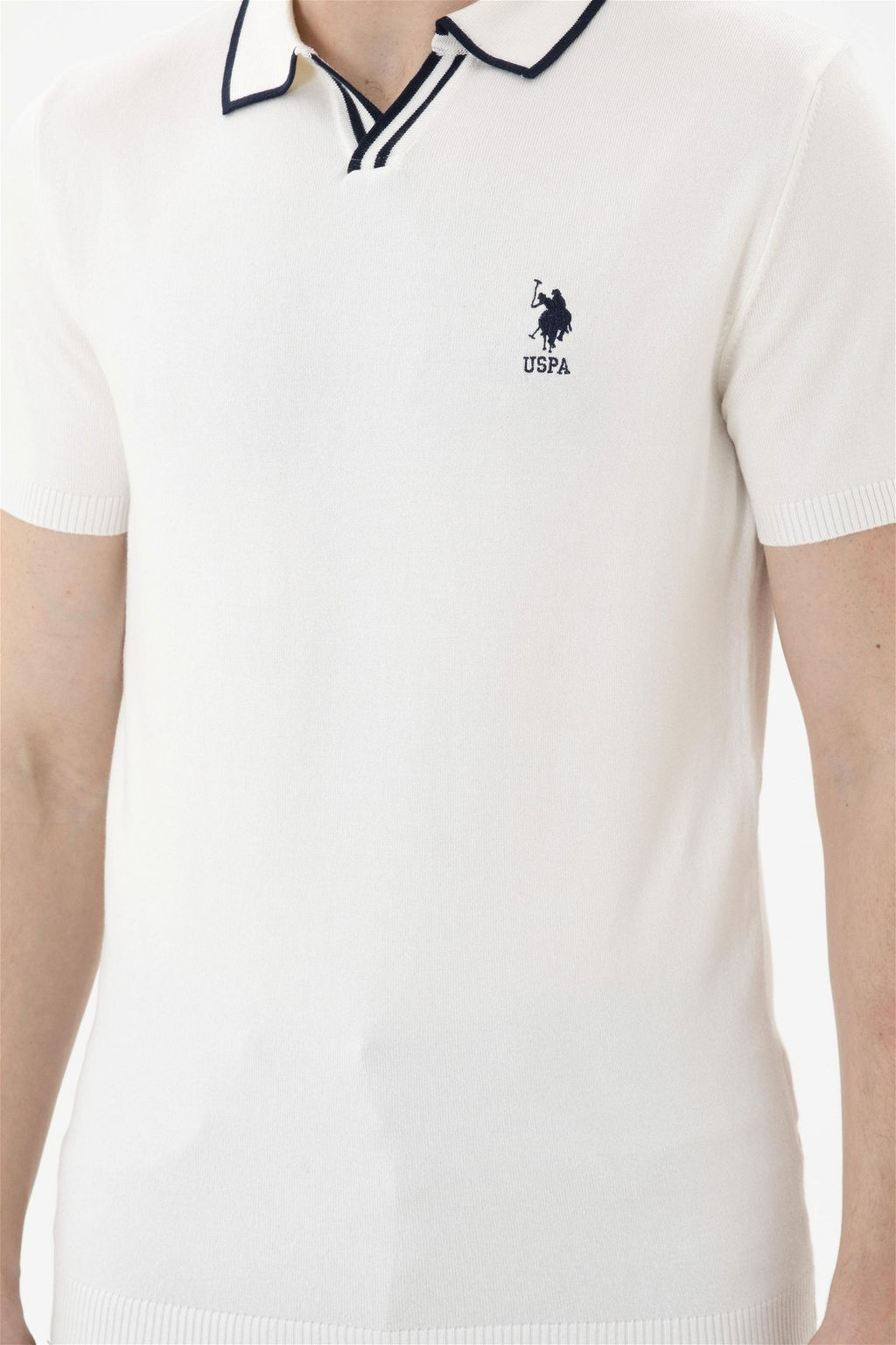 Мужской свитер цвета экрю - U.s. polo assn фото 6