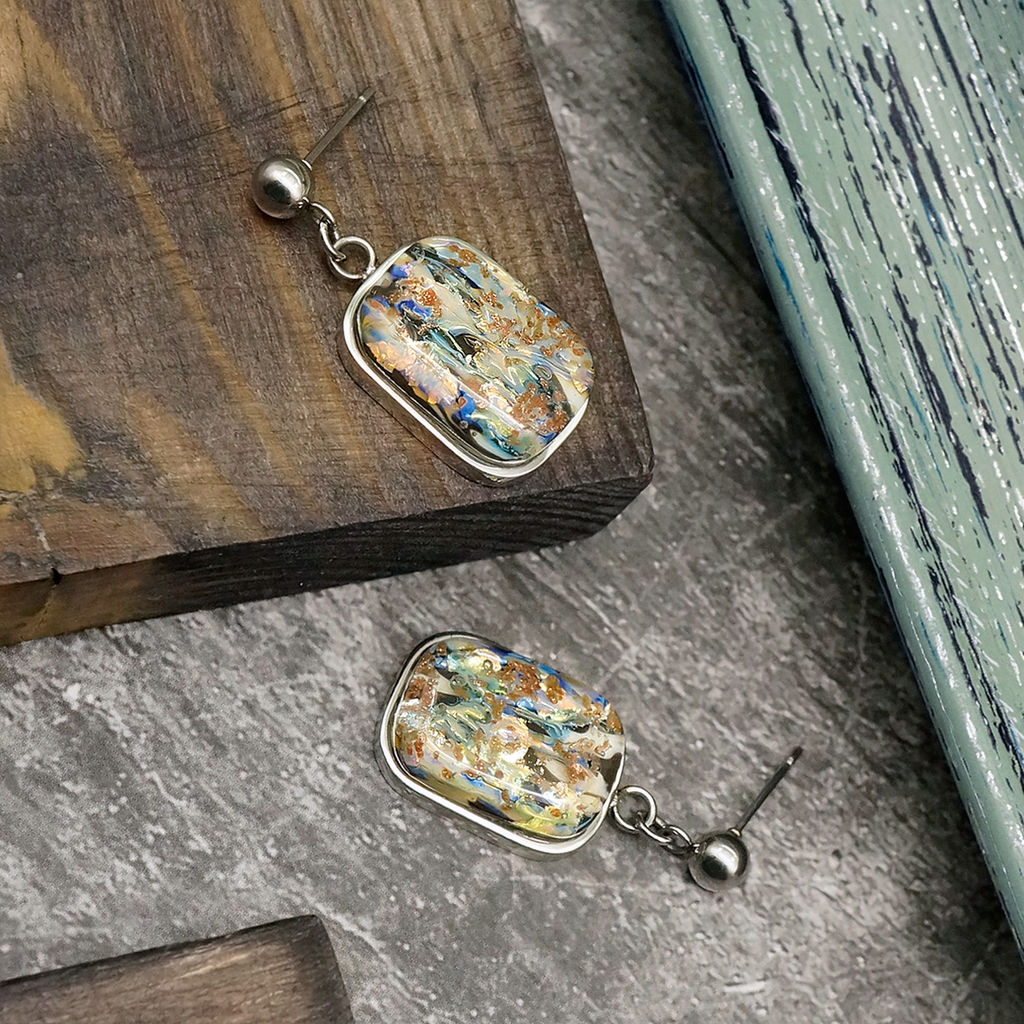 Серьги из муранского стекла INTRIGUE LS3119 - Vloes фото 2