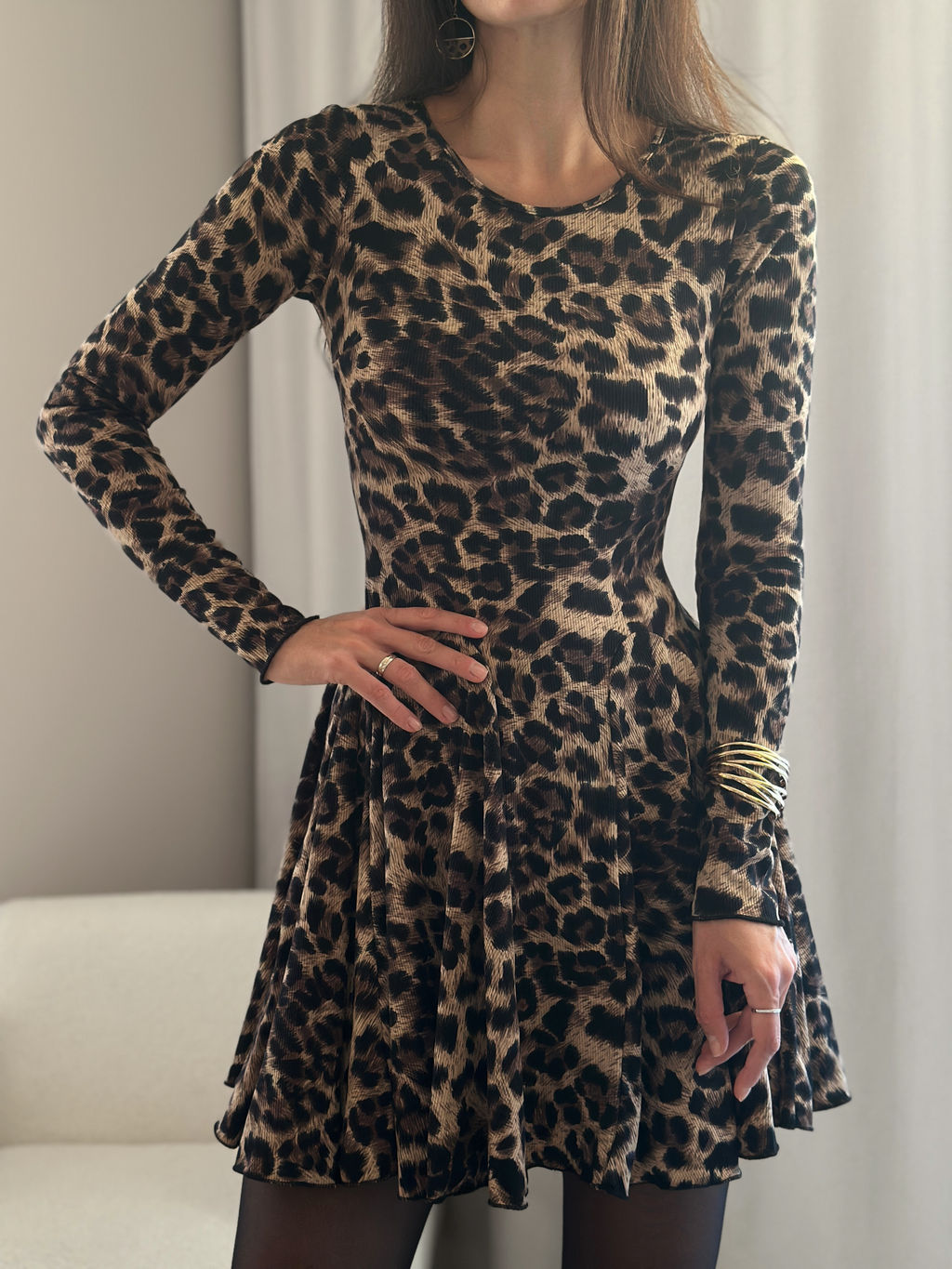 Платье Опра (леопардовый) - Nadi bordo фото 2