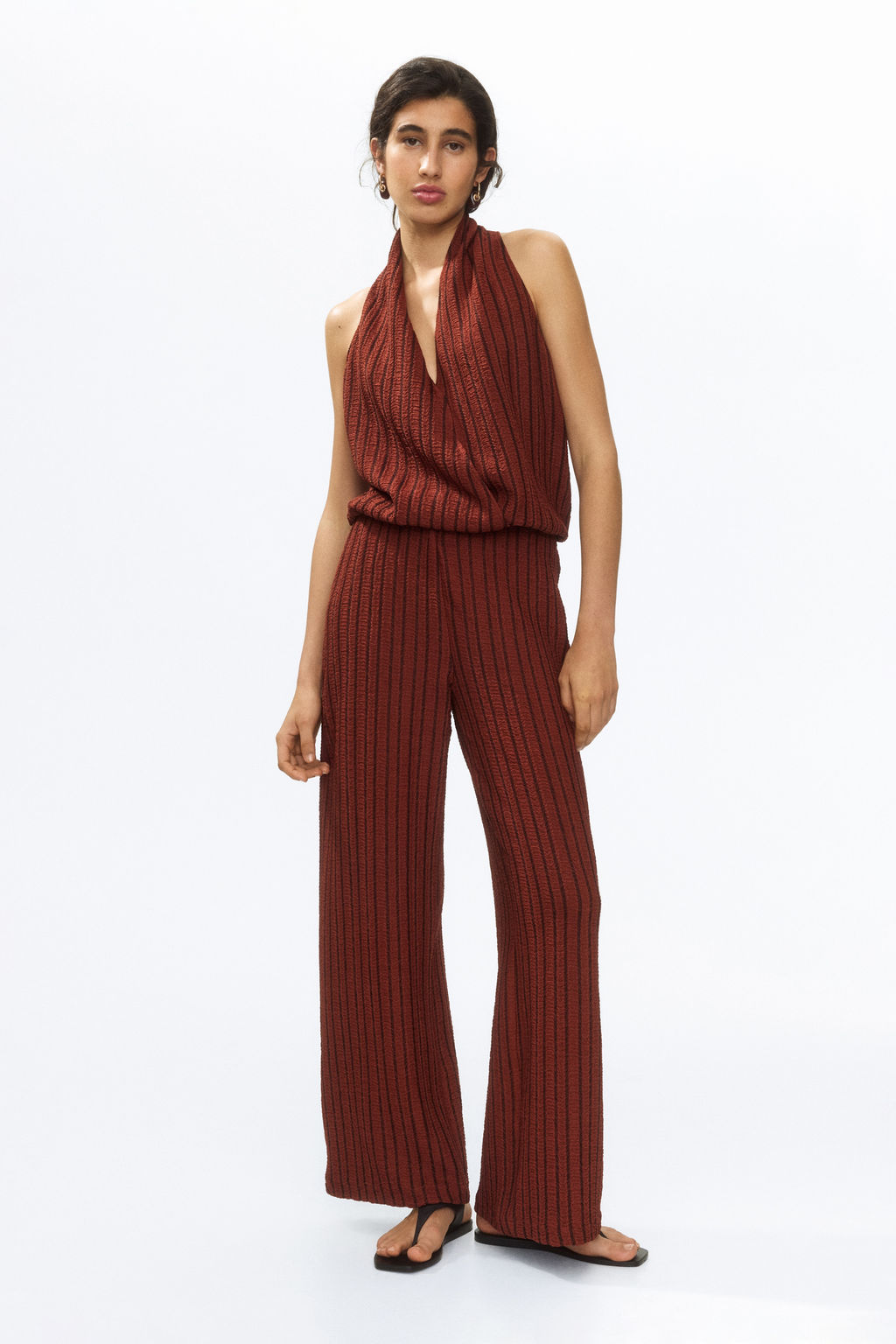Top efecto arrugado con escote en V - H&m фото 7