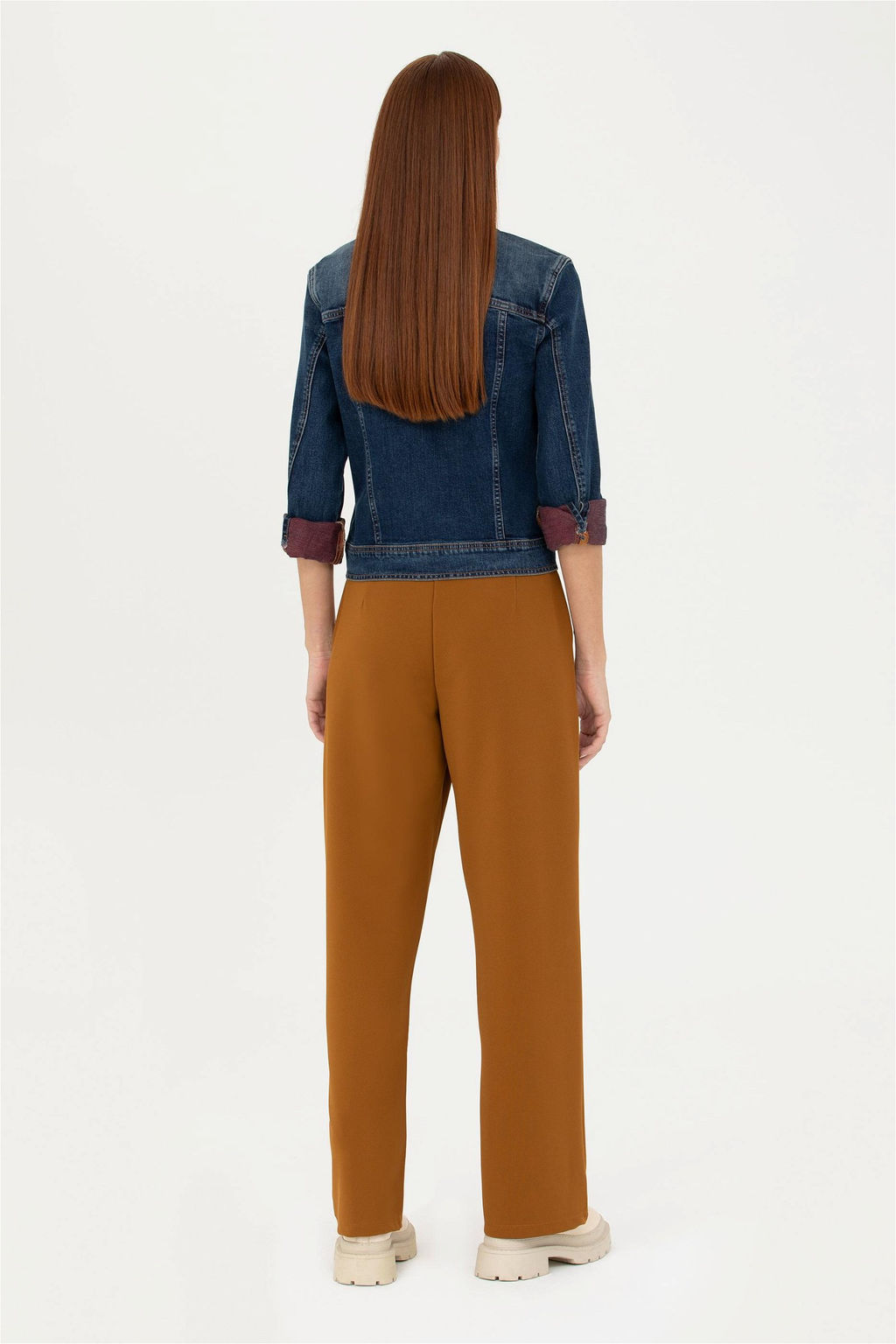 Женские спортивные штаны кокосового цвета - U.s. polo assn фото 4