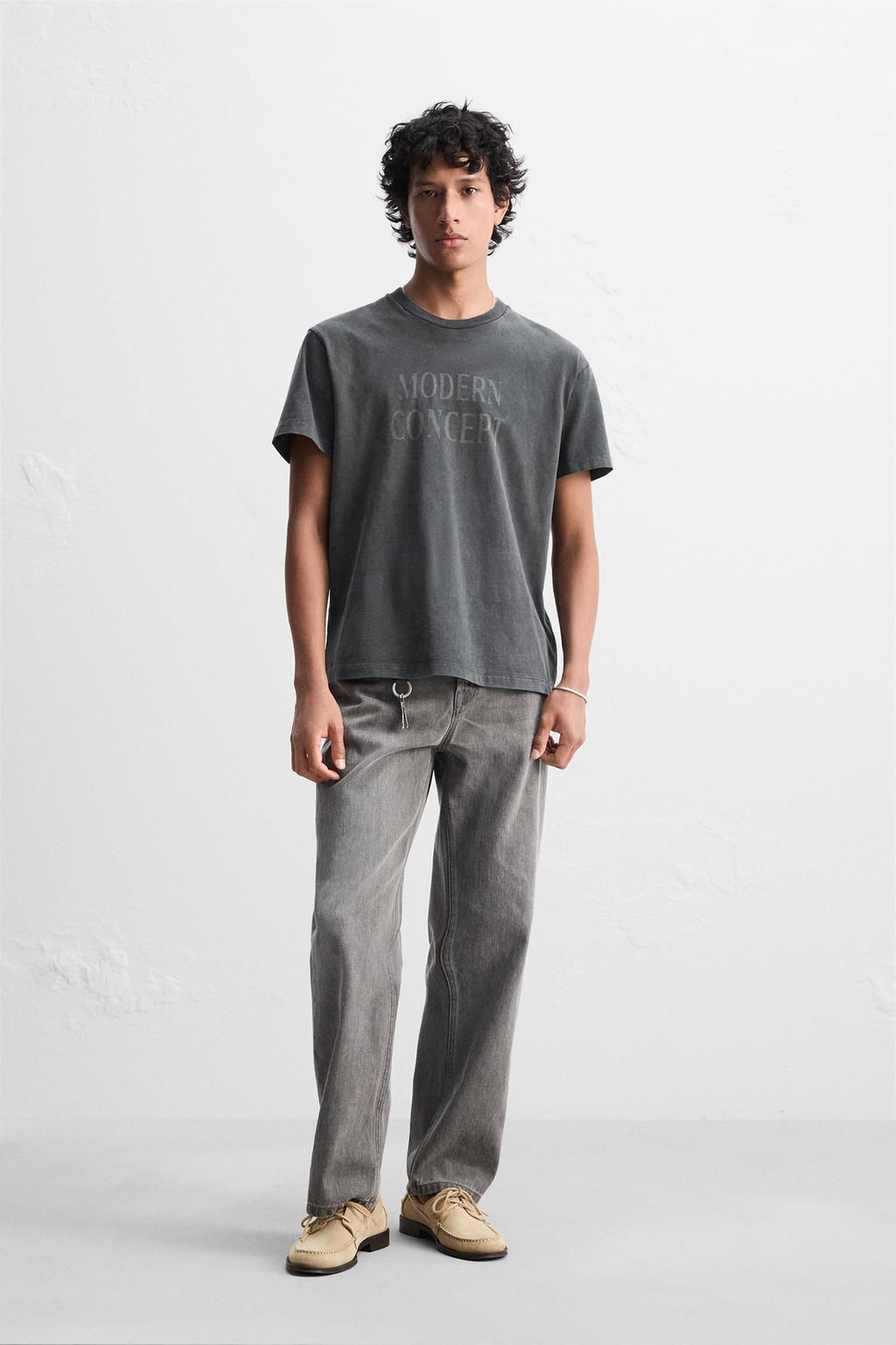 FADED PRINTED T-SHIRT