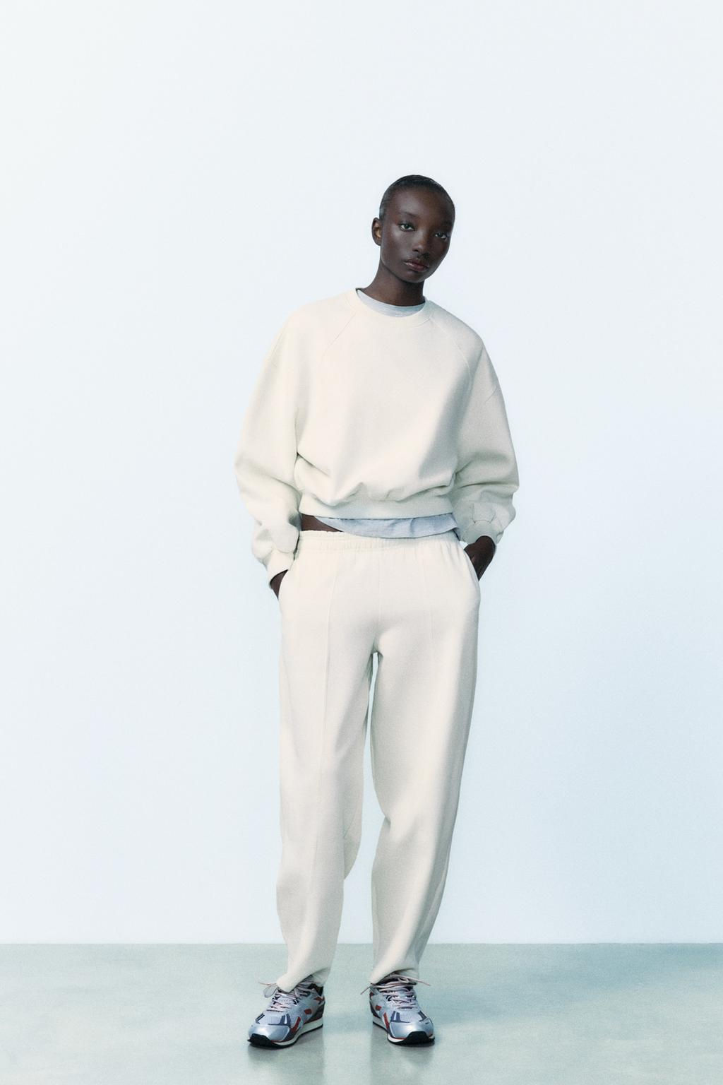 CARROT FIT PLUSH TROUSERS - Zara фото 8