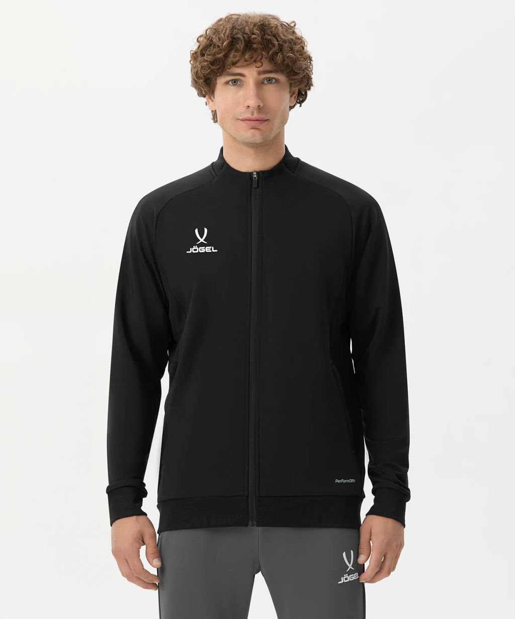Джемпер тренировочный на молнии JOGEL PREMIER PerFormDRY Training FZ Jacket, черный фото 6