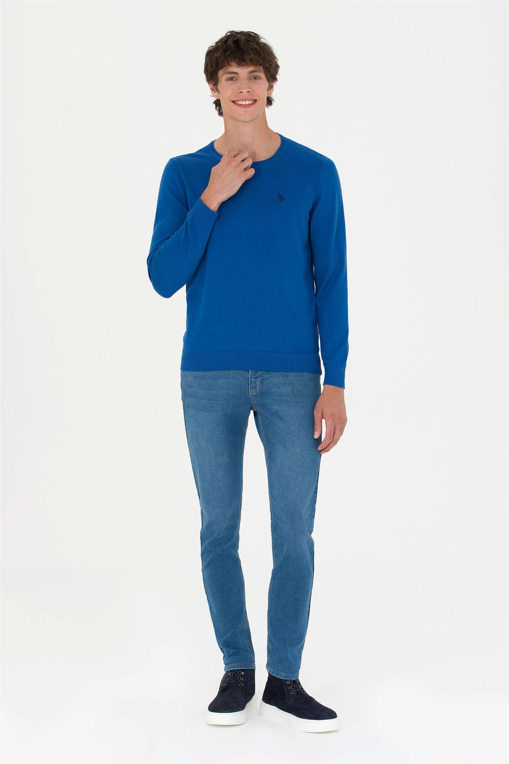 U. S. Polo Assn Мужской базовый свитер Saks - U.s. polo assn фото 11