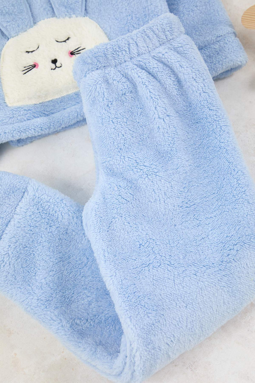 Pembe Mini Me Pelus Orme K?z Cocuk Pijama Tak?m? TKDAW26PT00014 - Trendyolmilla фото 10