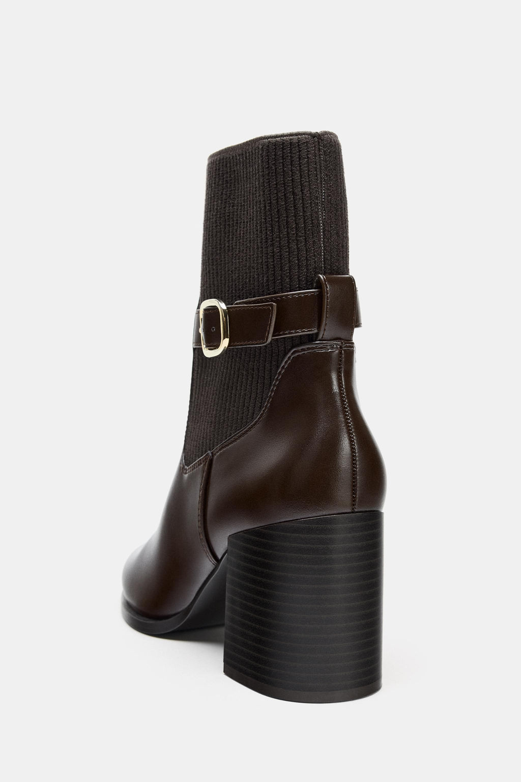 FABRIC UPPER HEELED ANKLE BOOTS - Zara фото 6