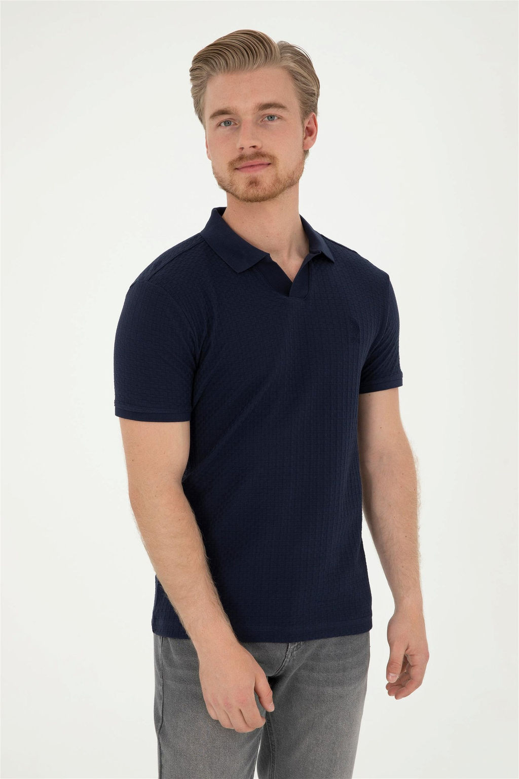 Мужская темно-синяя футболка - U.s. polo assn фото 3